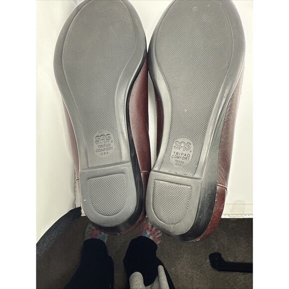 SAS Easier Tripad Comfort, Antique‎ Wine, Slip On Loafers, Woman's 8.5 EUC - Picture 8 of 9